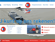 Tablet Screenshot of amershipping.nl